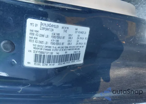 2002 Chrysler Pt Cruiser Touring from USA, damaged, VIN 3C4FY58B82T371189